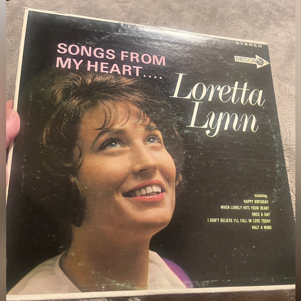 Loretta Lynn Songs From The Heart LP Vinyl Record 1965